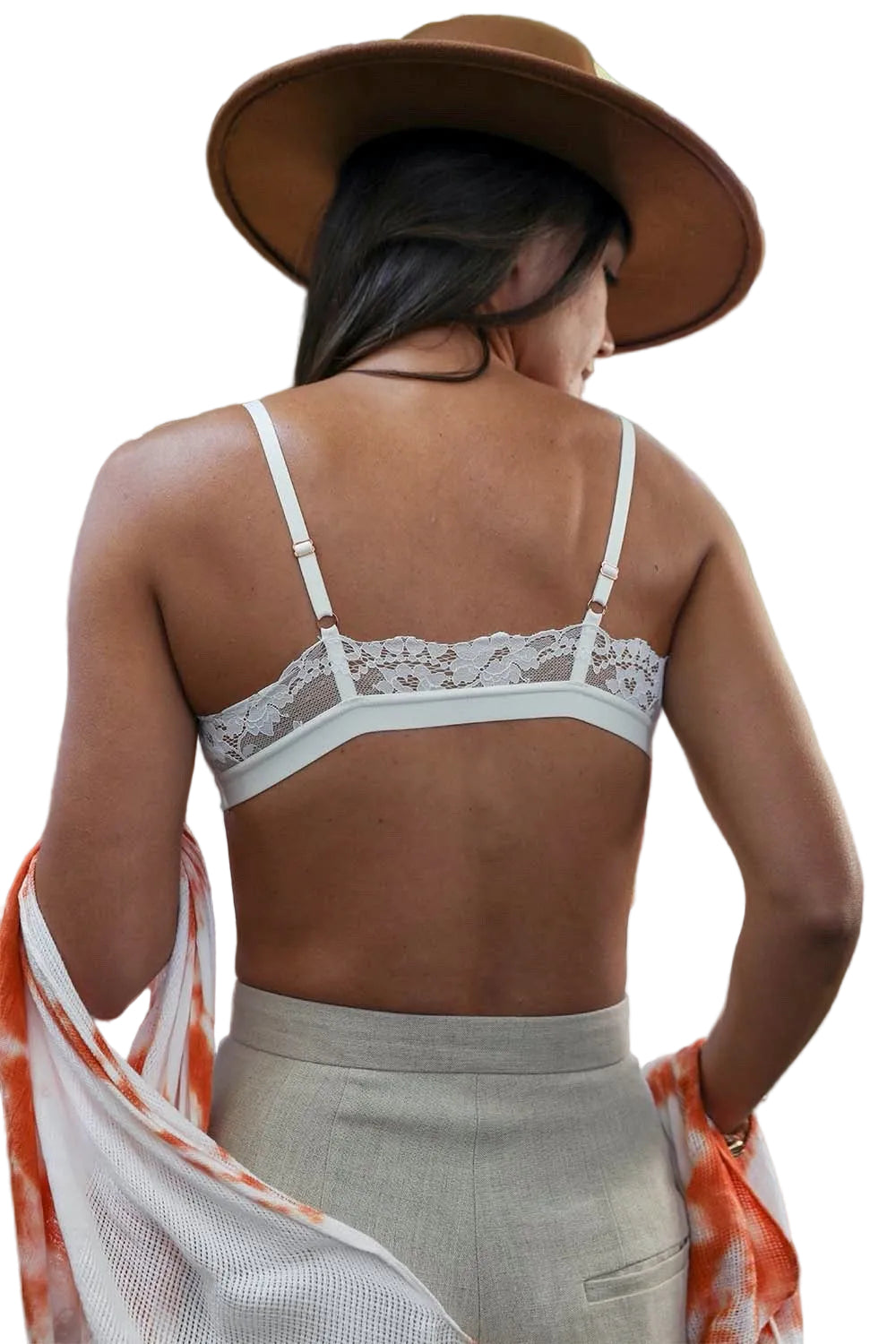 Floral Lace Strappy Bralette