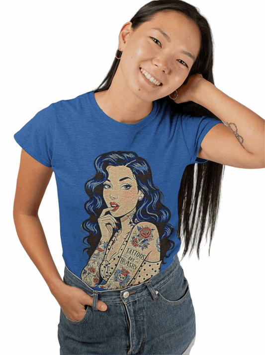 Vintage Tattoo's Are Trashy Pin Up Graphic Tee