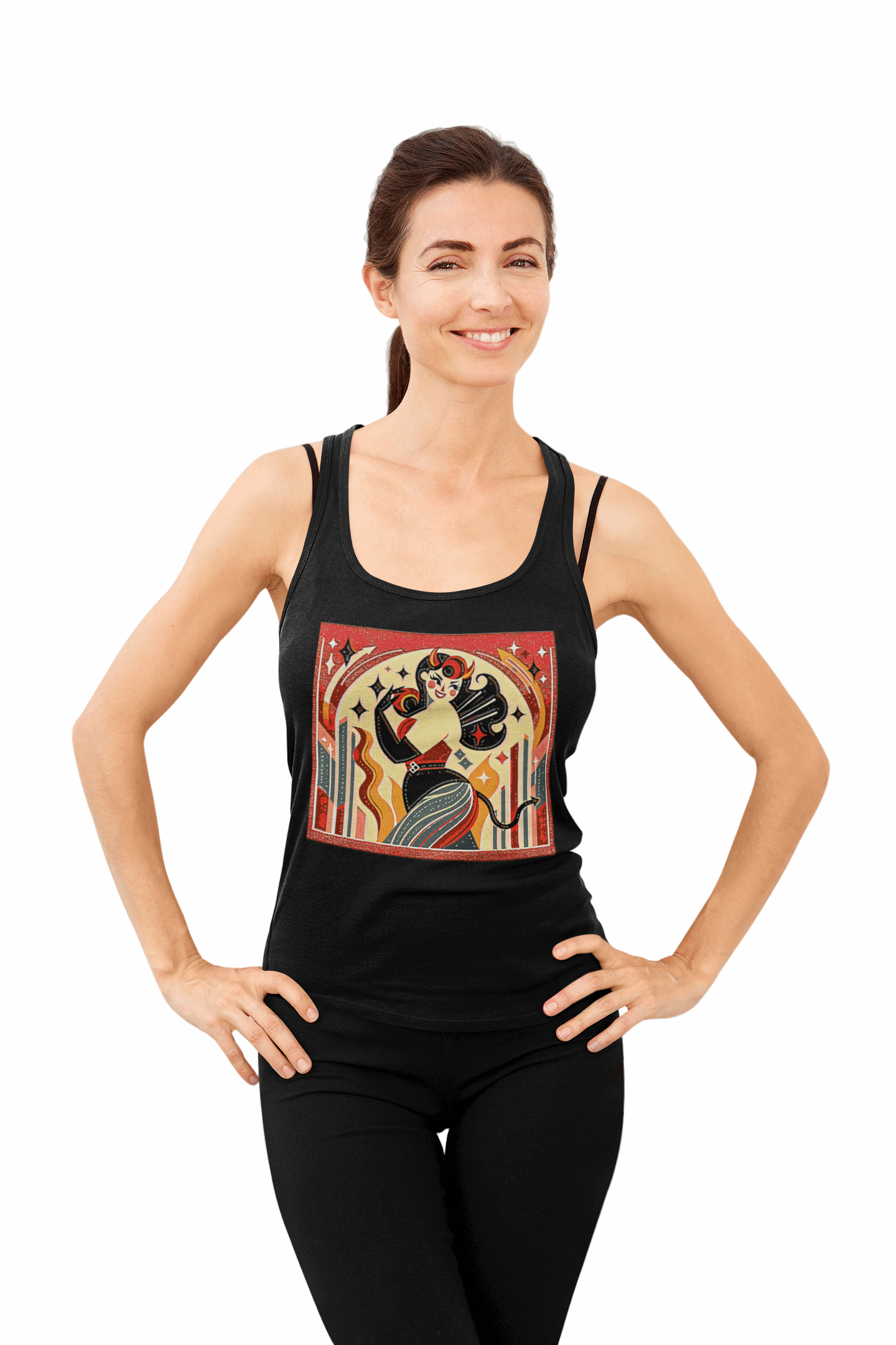 Retro She Devil Racerback Tank