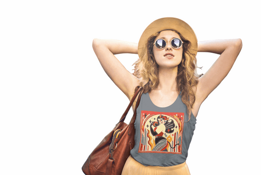 Retro She Devil Racerback Tank