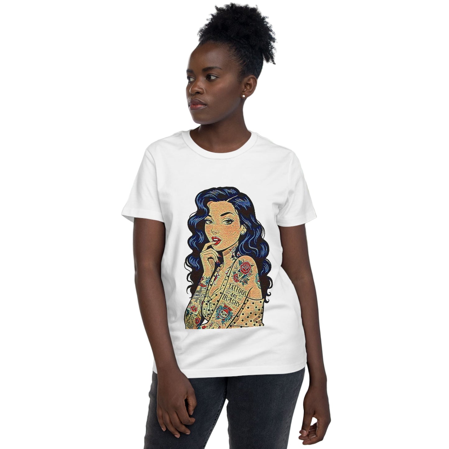Vintage Tattoo's Are Trashy Pin Up Graphic Tee