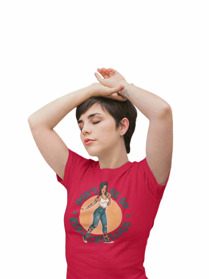 Retro "Don't Be So Rebitchulous" Graphic Tee