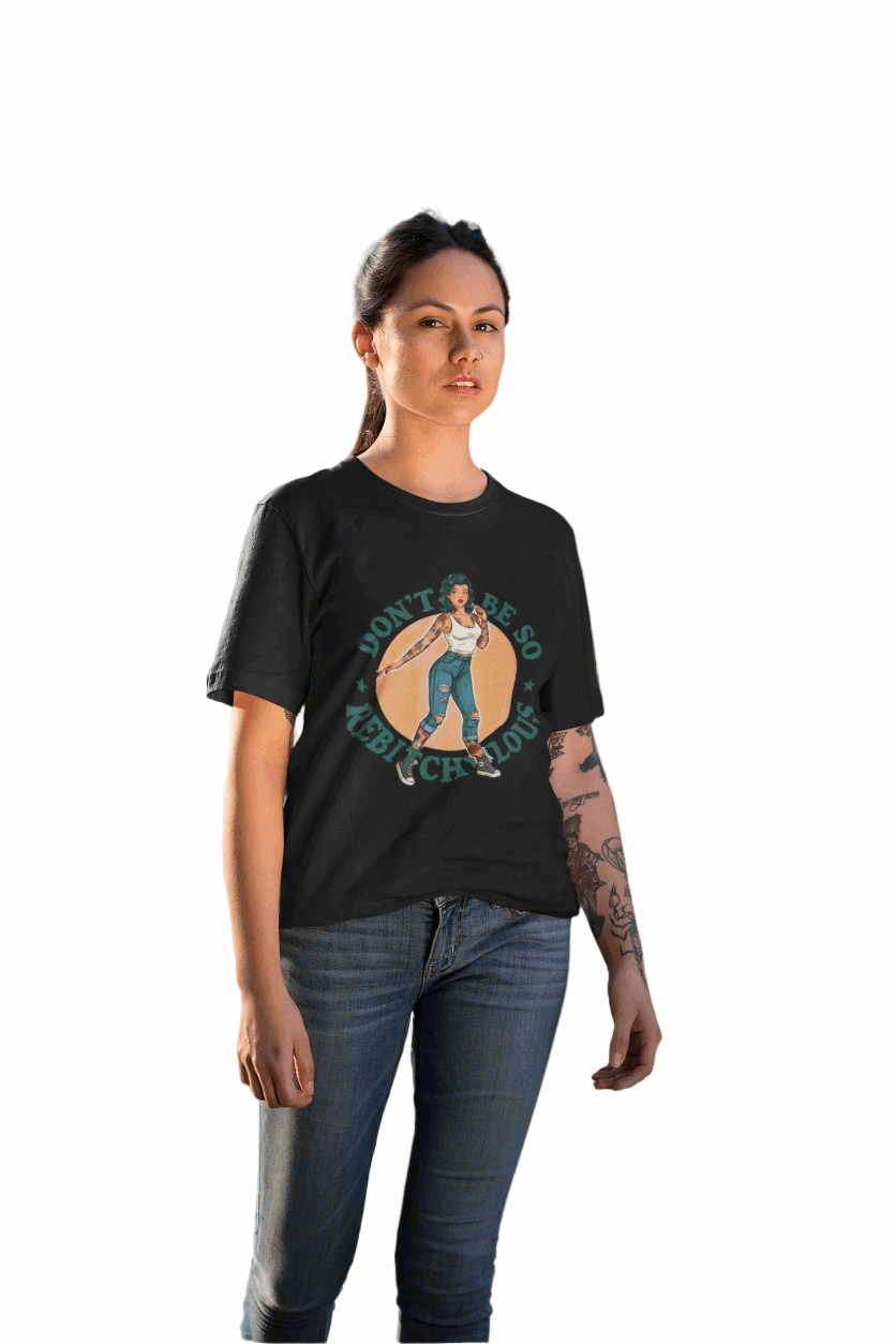 Retro "Don't Be So Rebitchulous" Graphic Tee