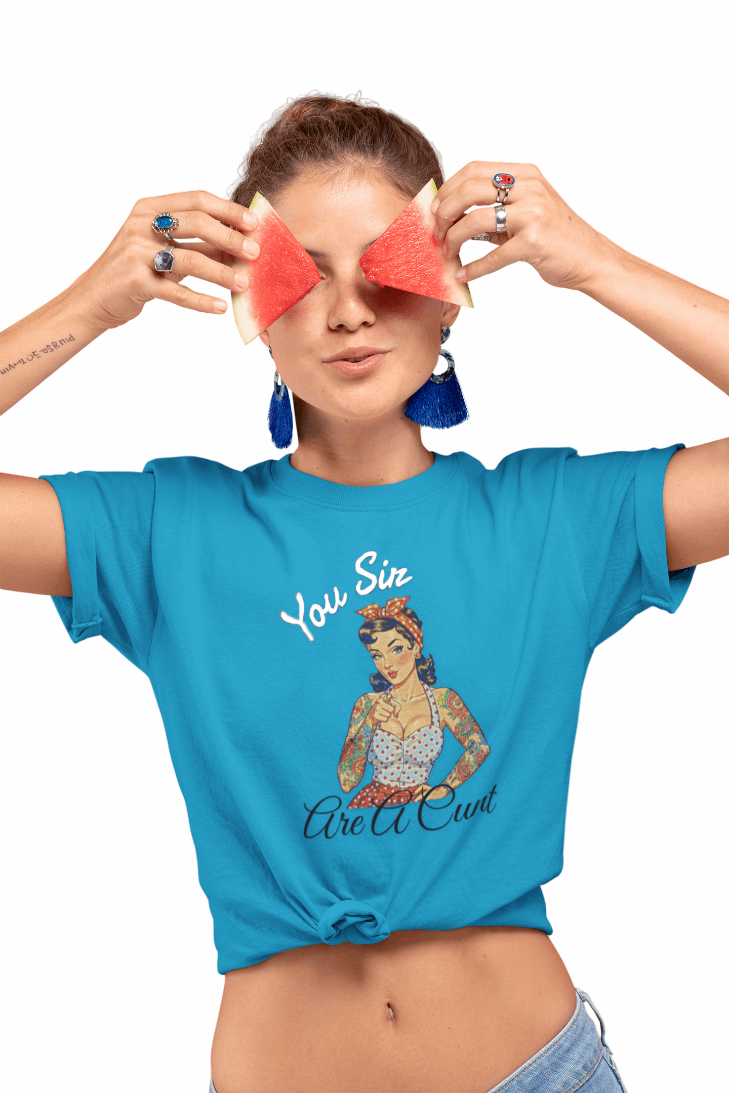You Sir Are A Cunt Pin Up Graphic Tee