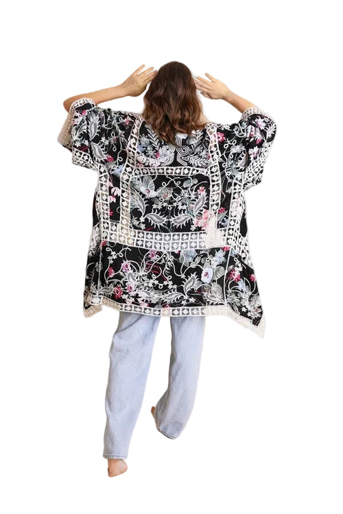 Heirloom Embroidered Kimono