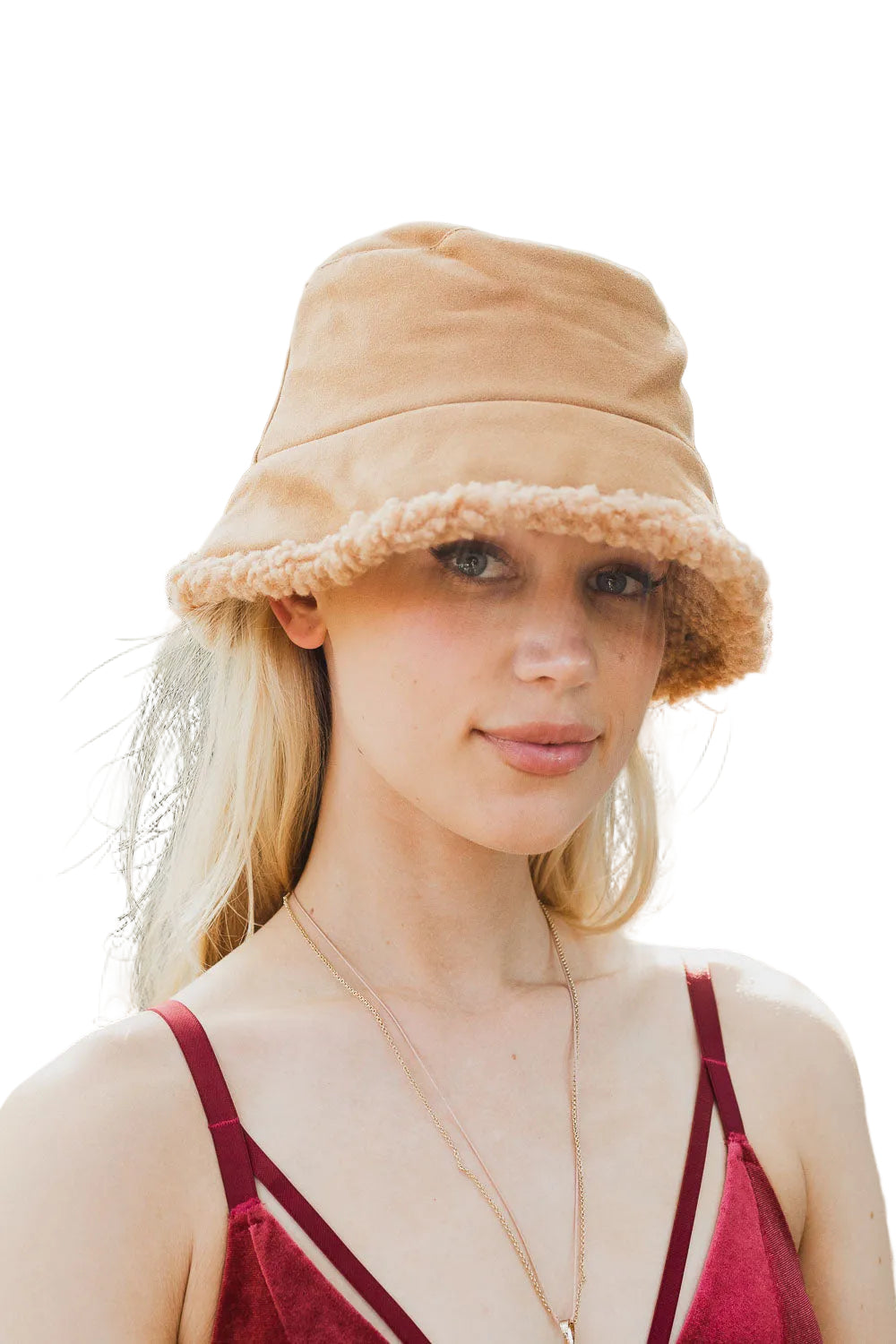 Teddy Suede Combo Reversible Bucket Hat