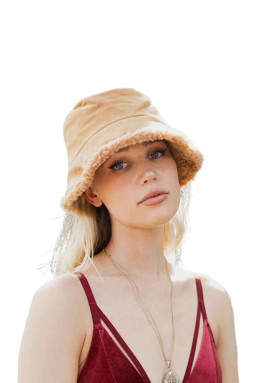 Teddy Suede Combo Reversible Bucket Hat
