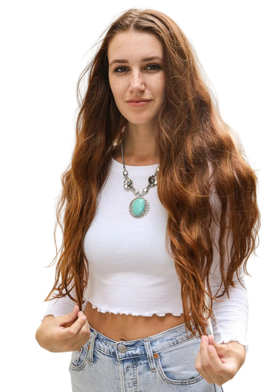 Turquoise Florette Necklace