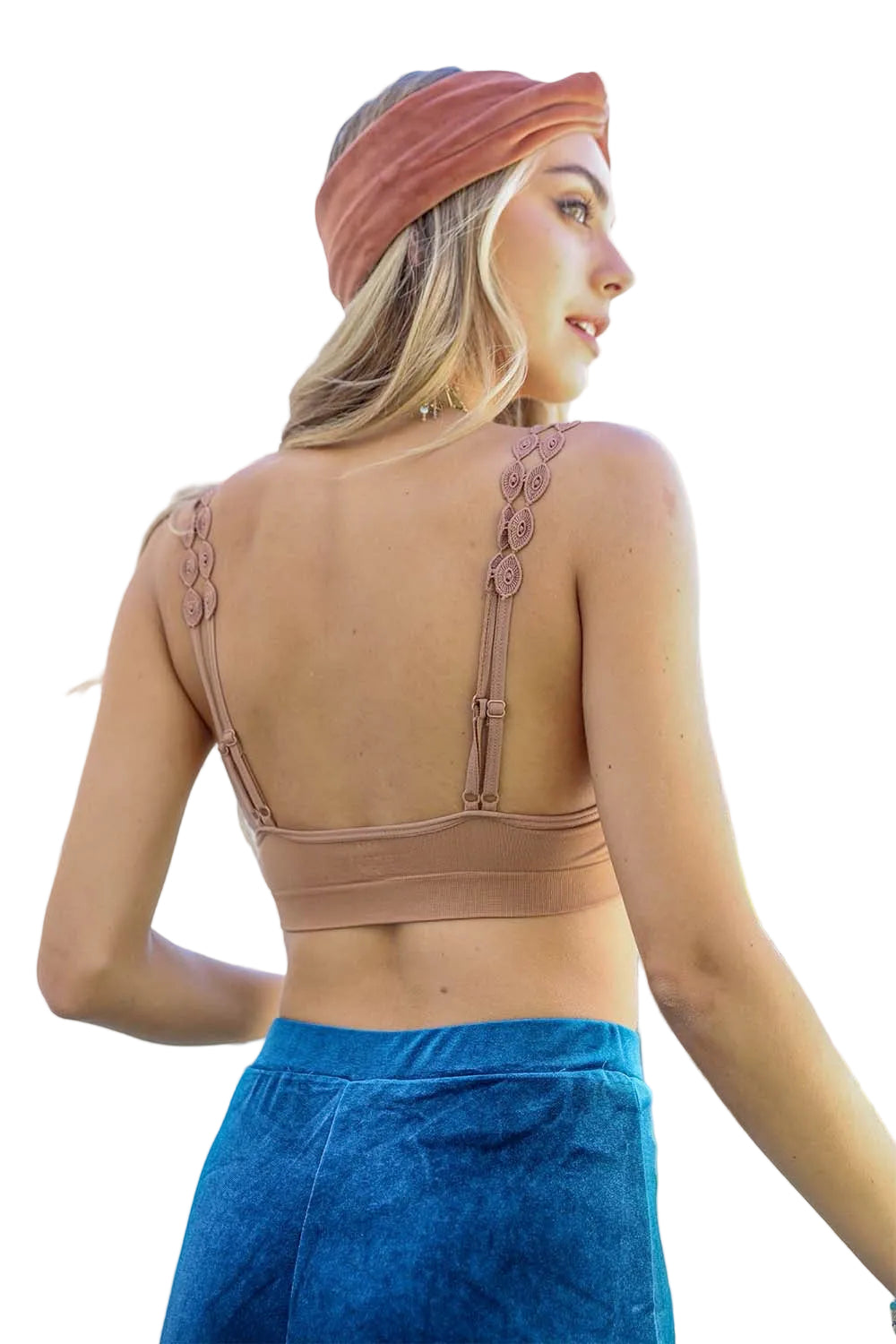 Eye Lace Applique Bralette