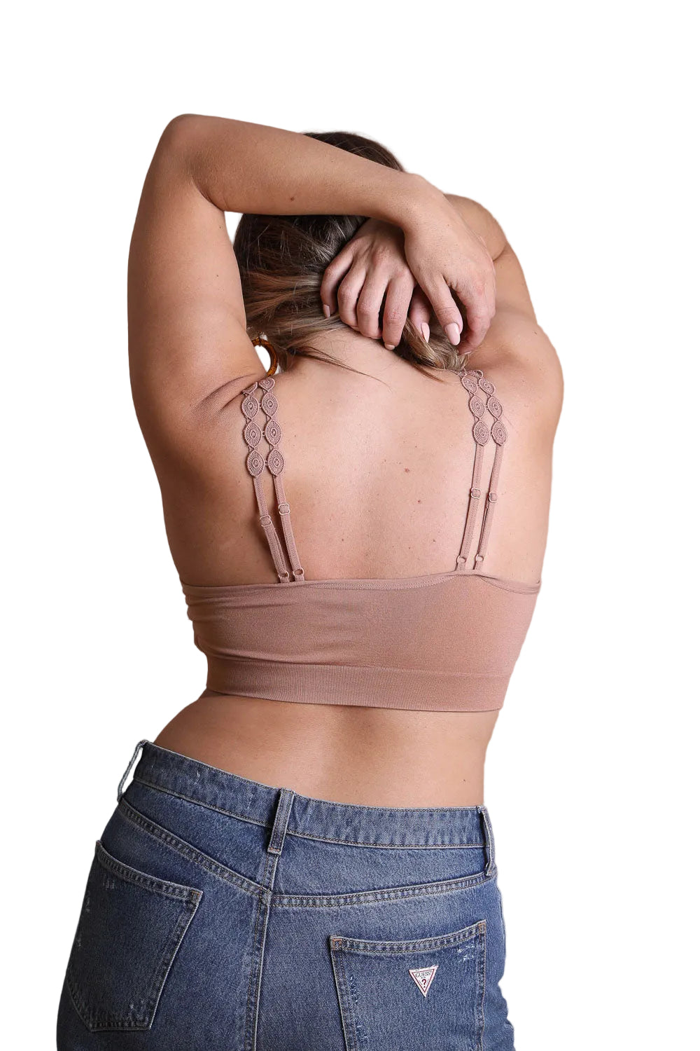 Eye Lace Applique Bralette