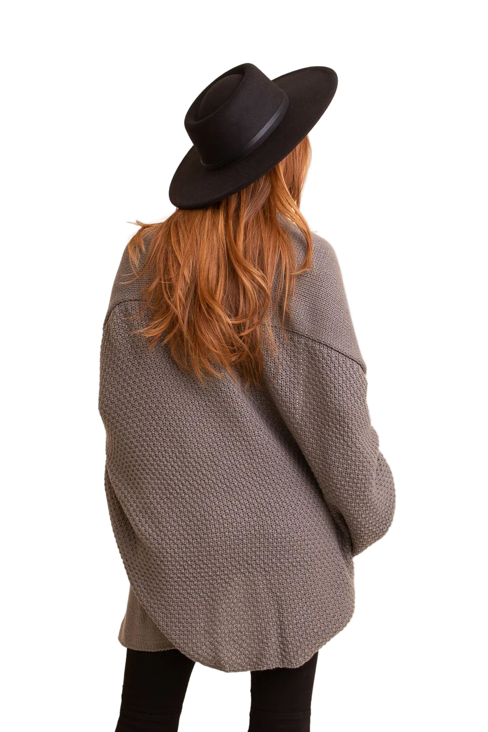 Cuddly Bat Sleeve Knit Cardigan