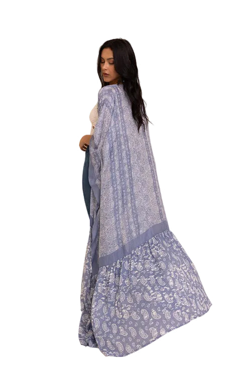 Paisley Free Flow Kimono