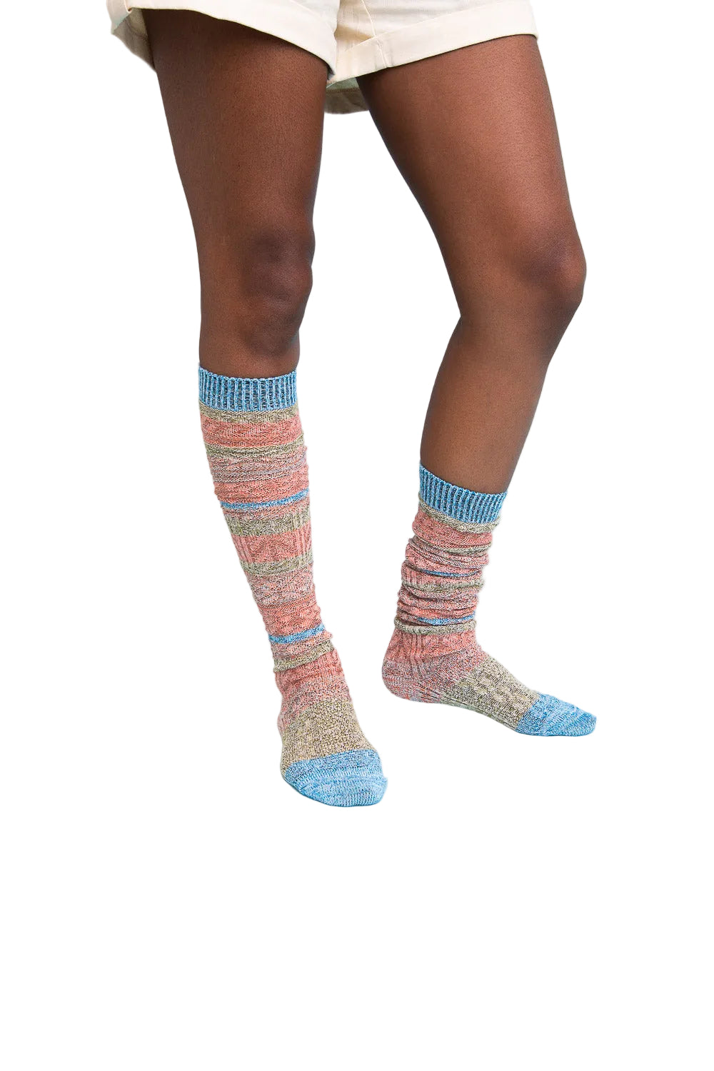 Boho Stripe Boot Socks