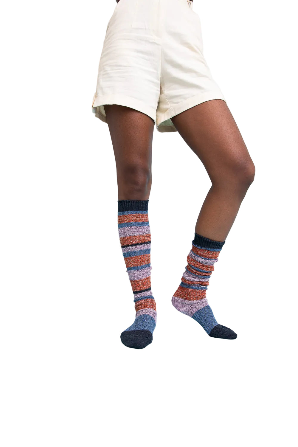 Boho Stripe Boot Socks