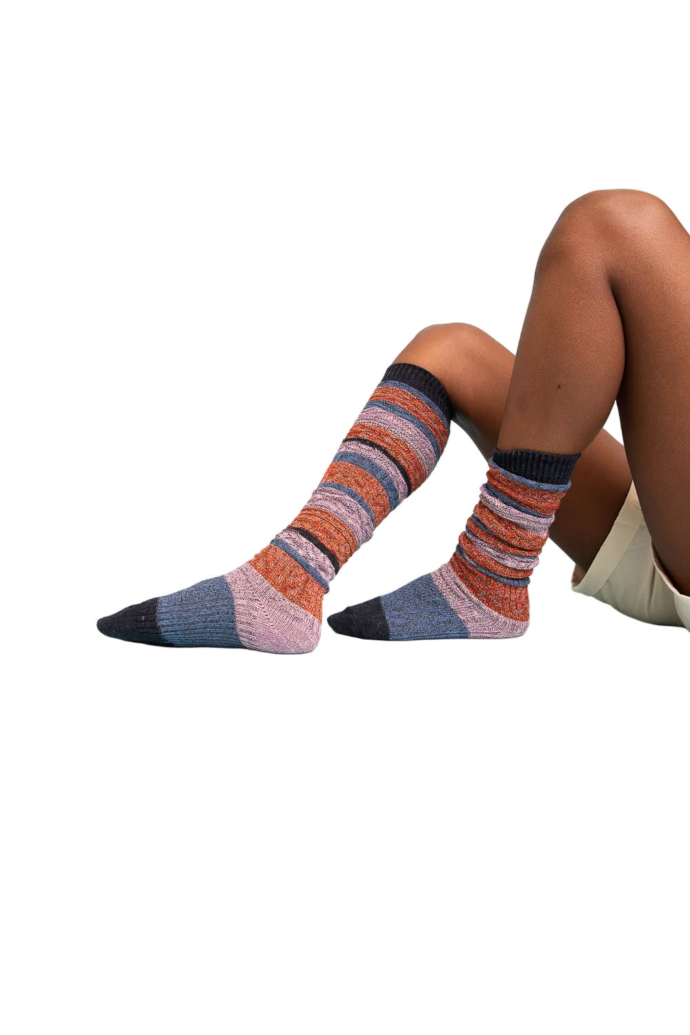 Boho Stripe Boot Socks