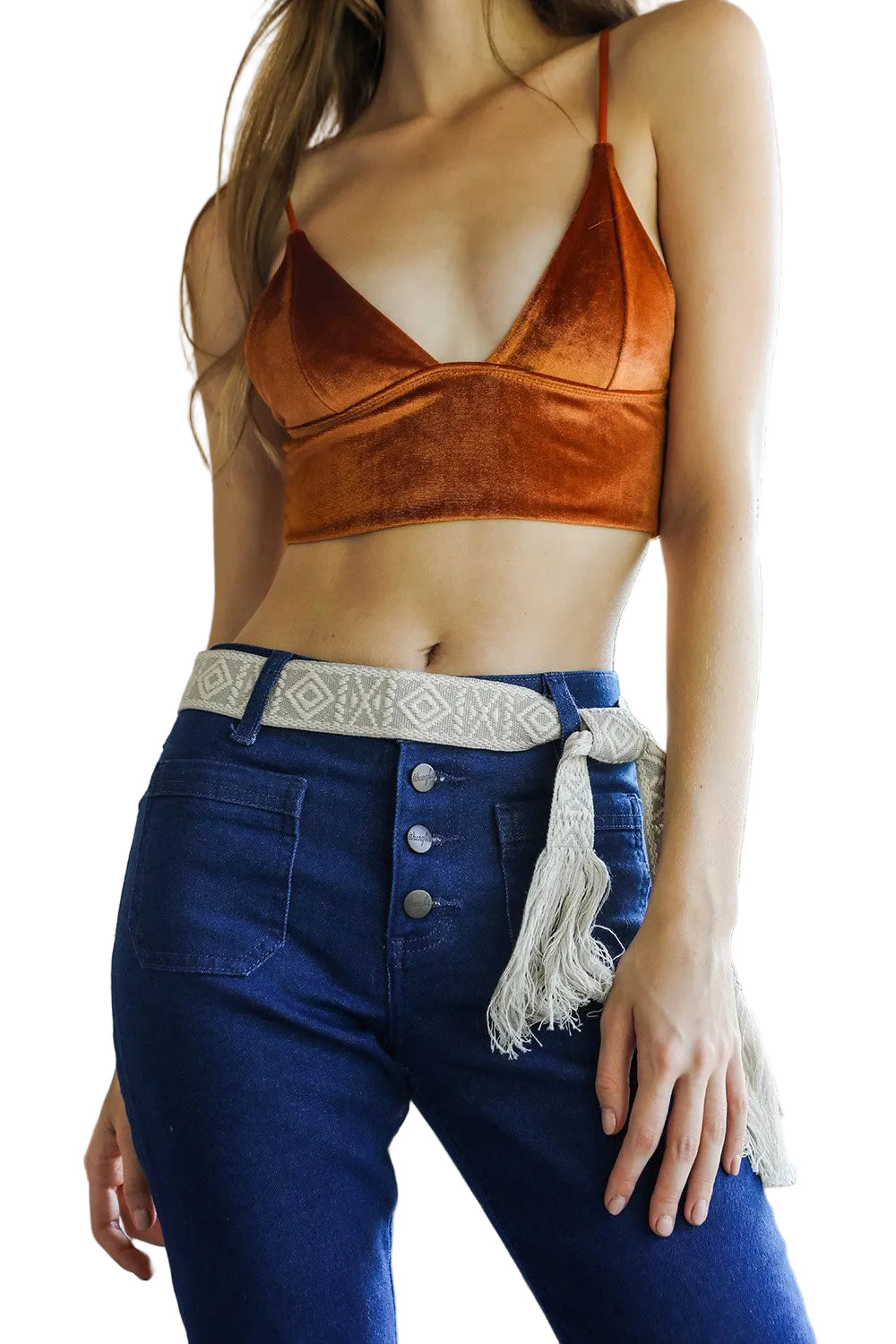 Aztec Waist Tie Belt