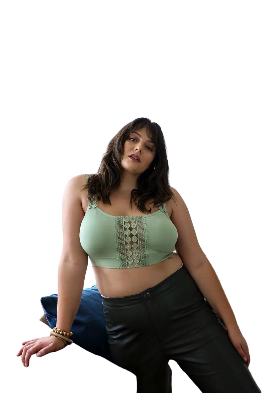 Eye Lace Applique Bralette