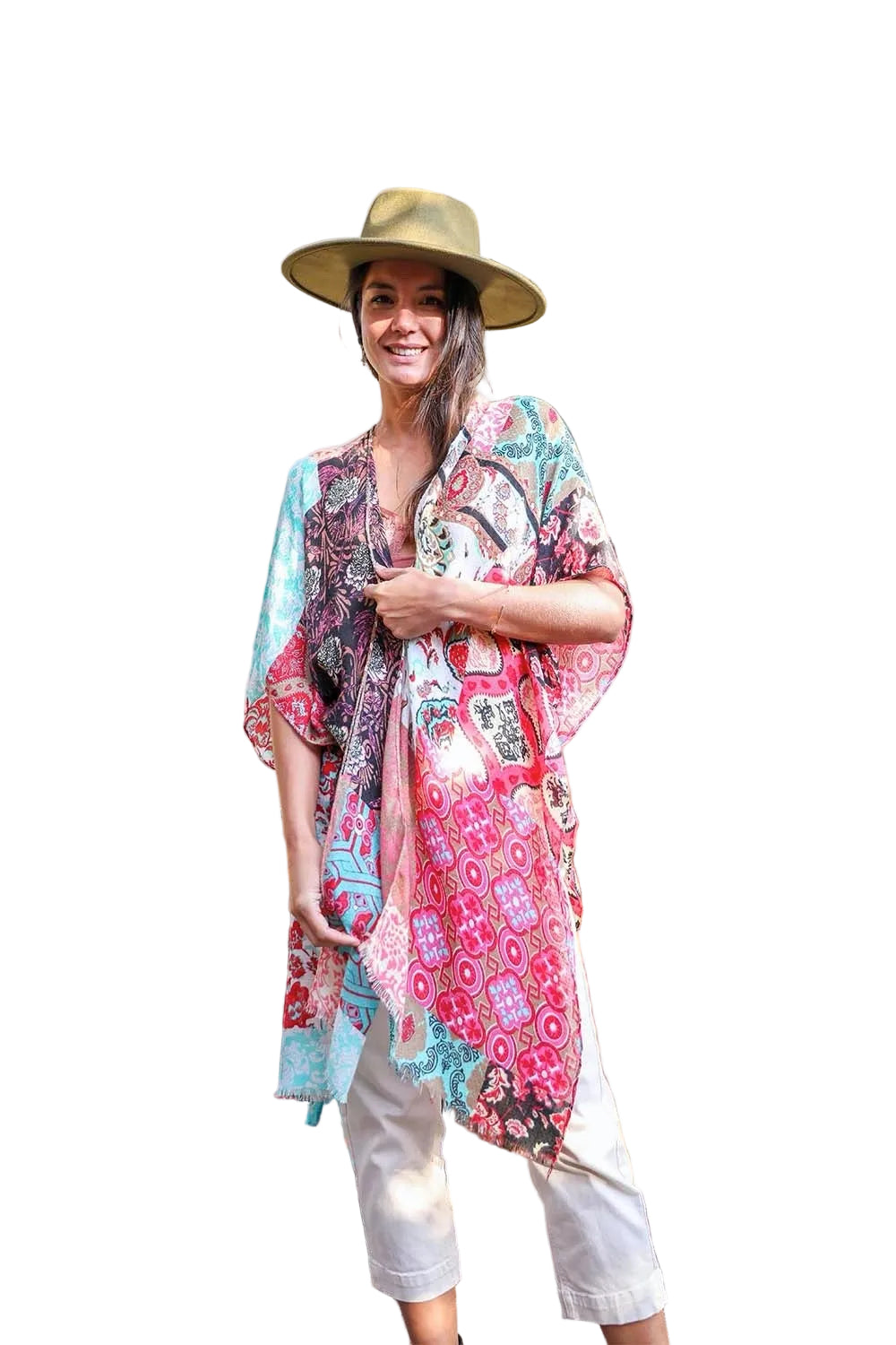 Boho Patchwork Kimono