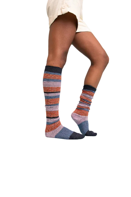 Boho Stripe Boot Socks