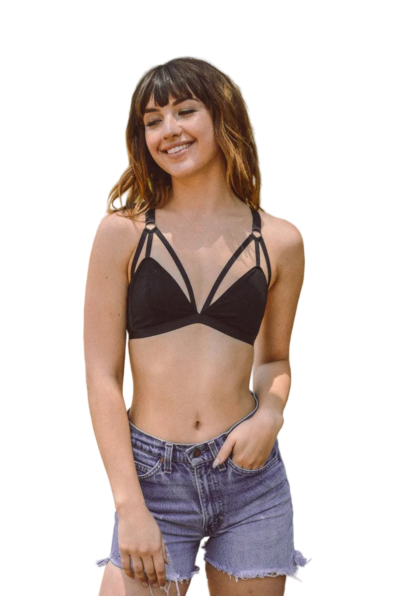 Cut Out Strappy Bralette