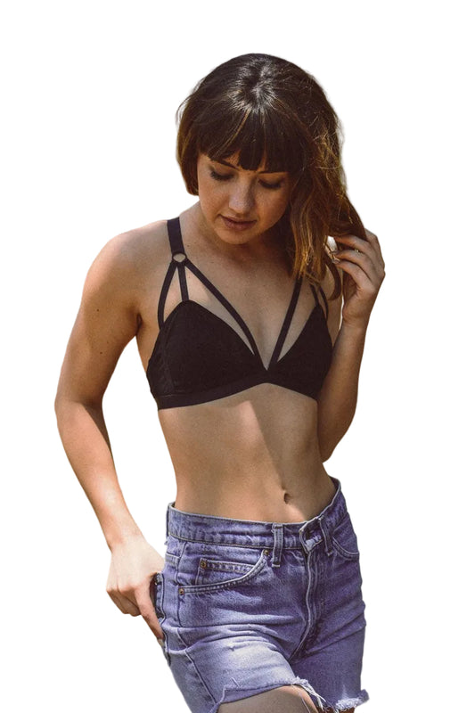 Cut Out Strappy Bralette