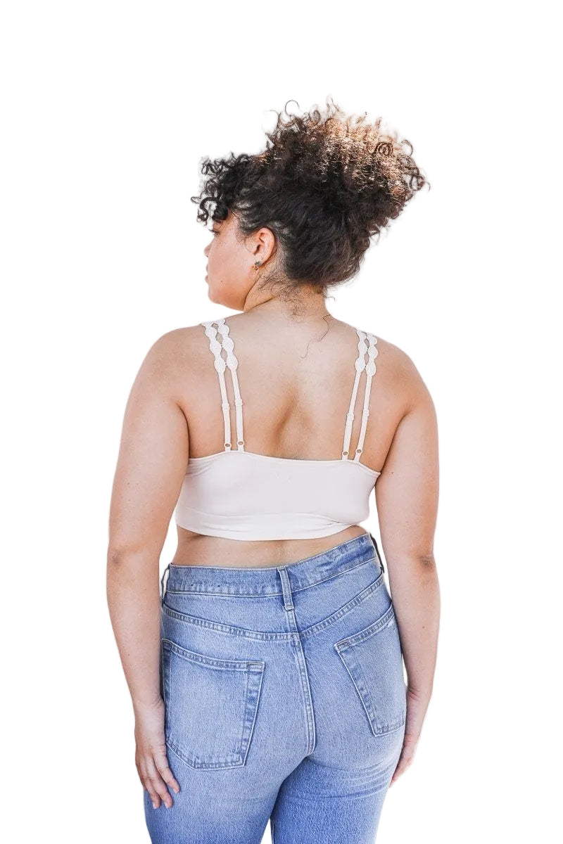 Eye Lace Applique Bralette
