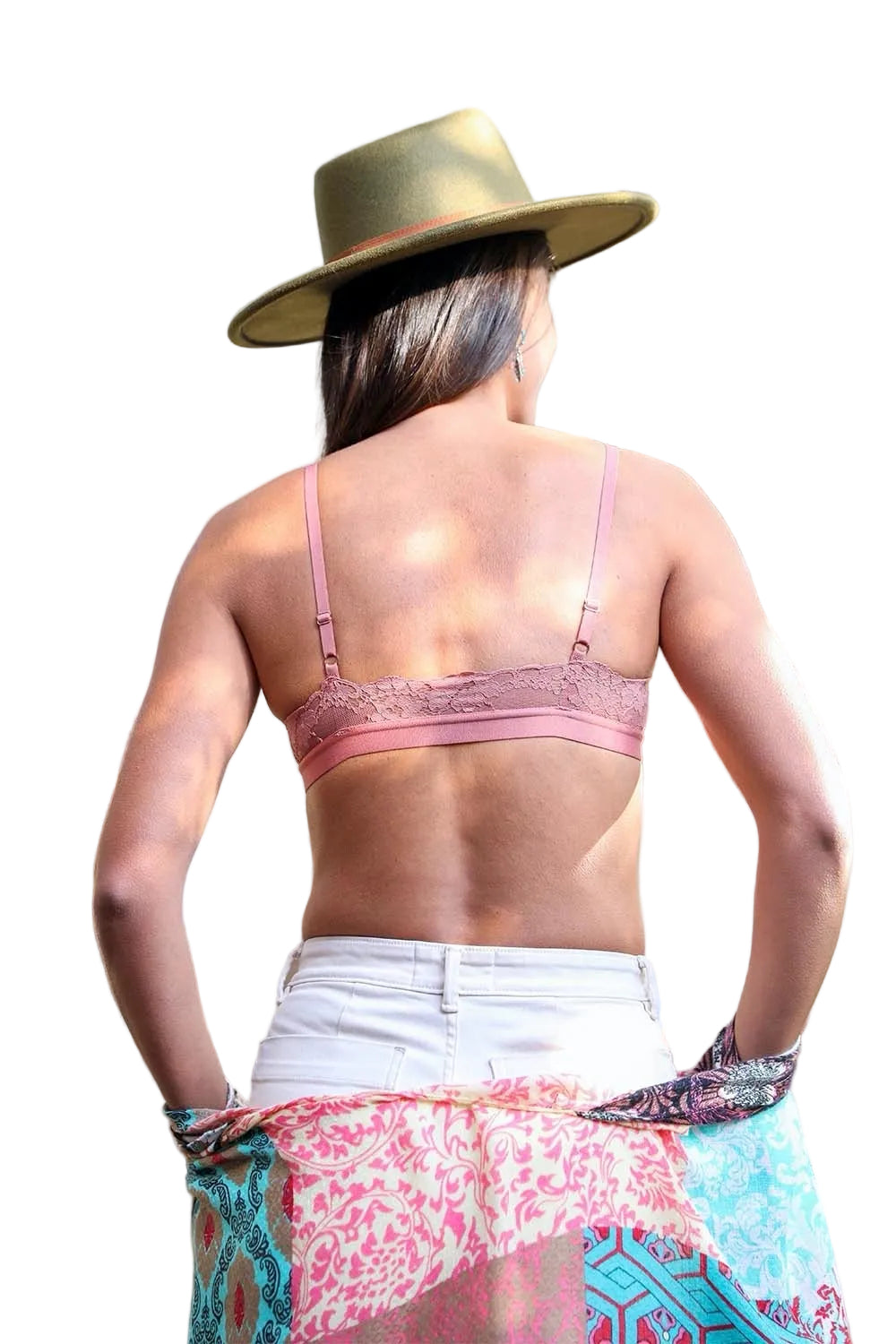 Floral Lace Strappy Bralette