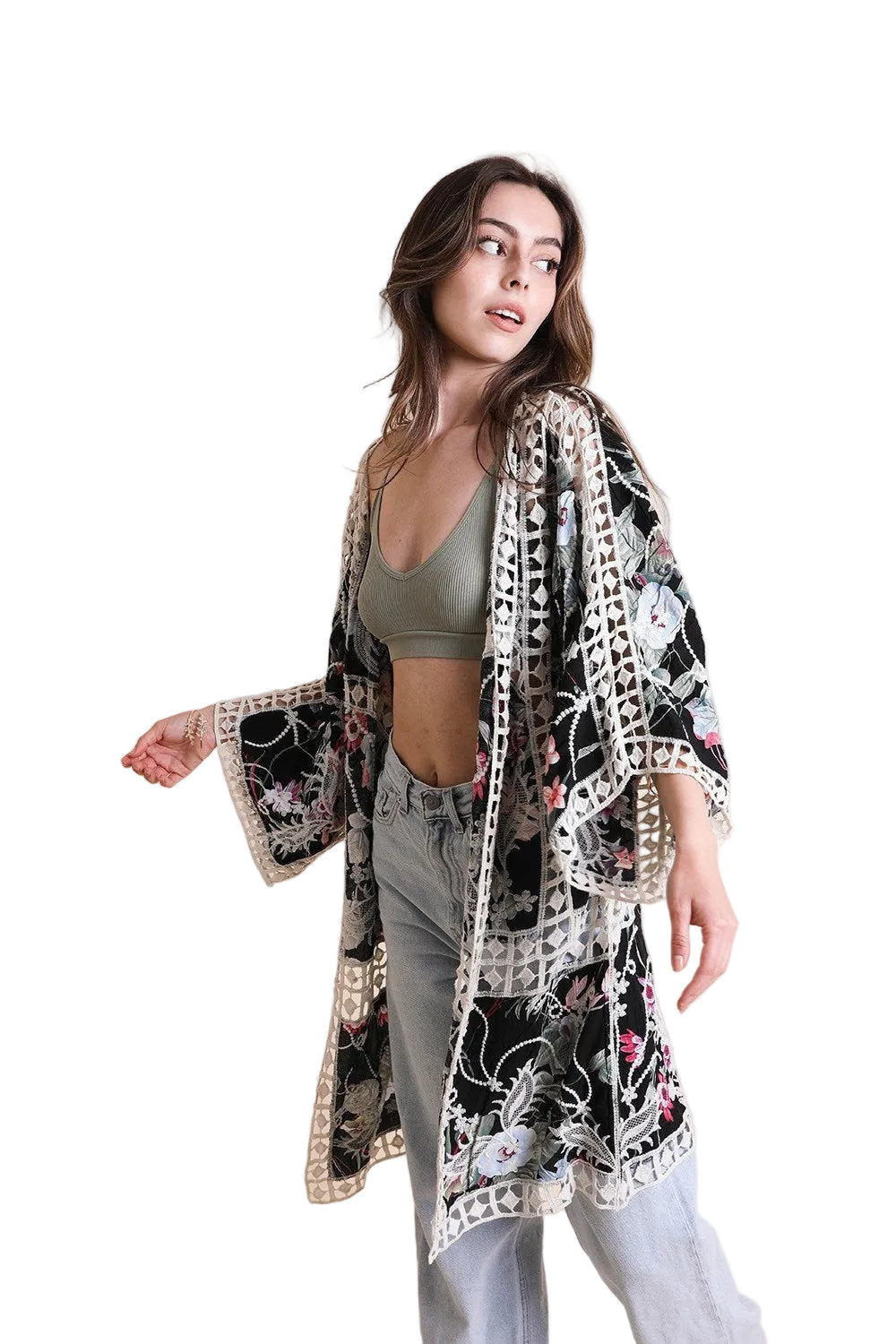 Heirloom Embroidered Kimono