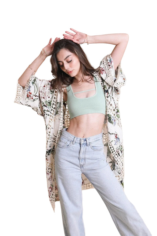 Heirloom Embroidered Kimono