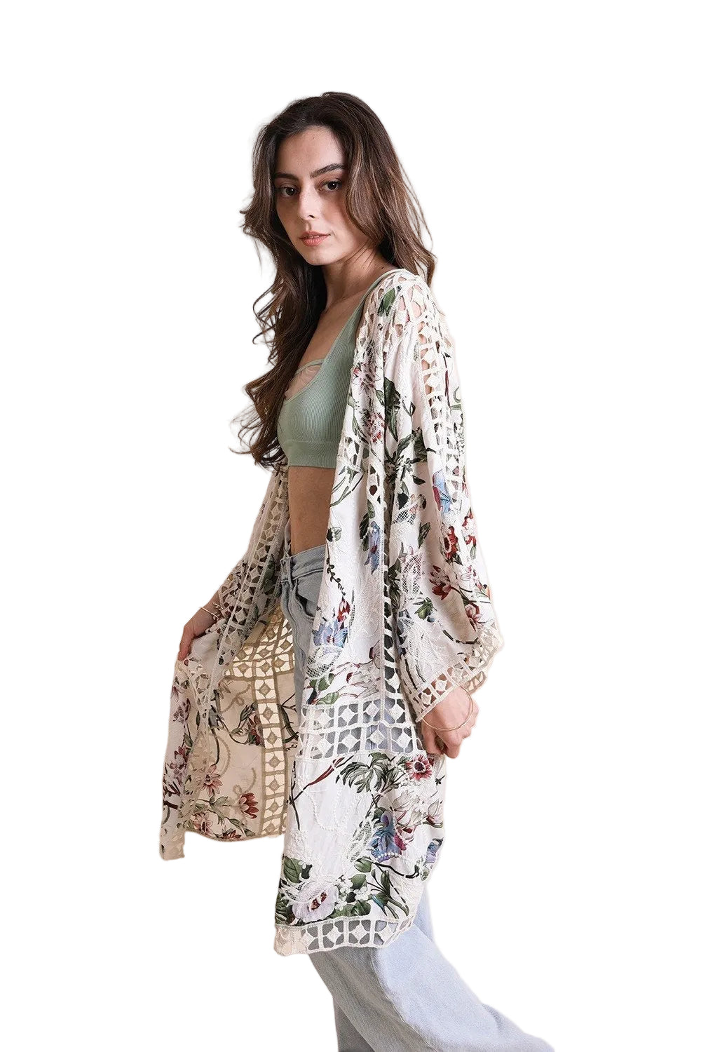 Heirloom Embroidered Kimono