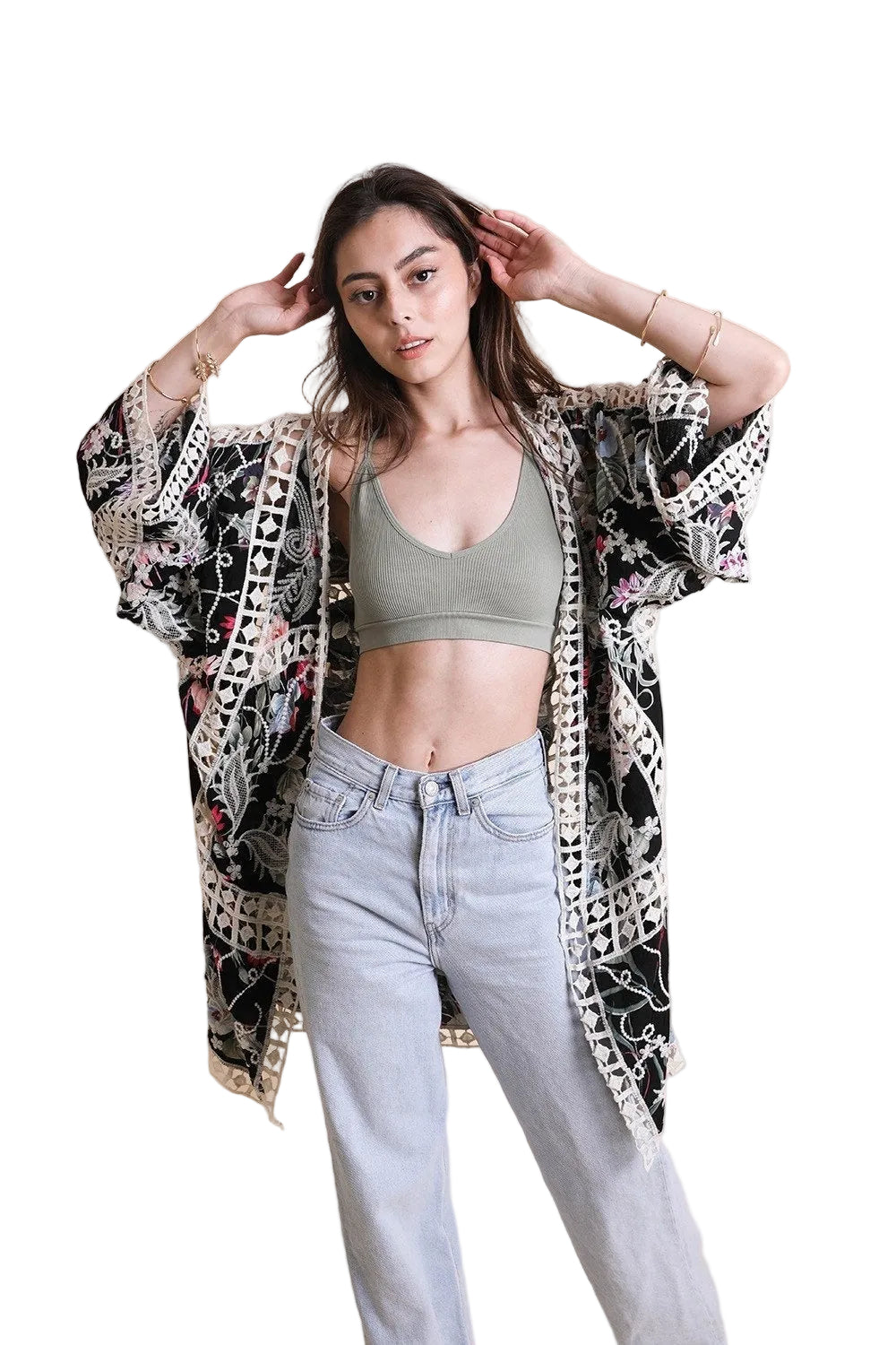 Heirloom Embroidered Kimono