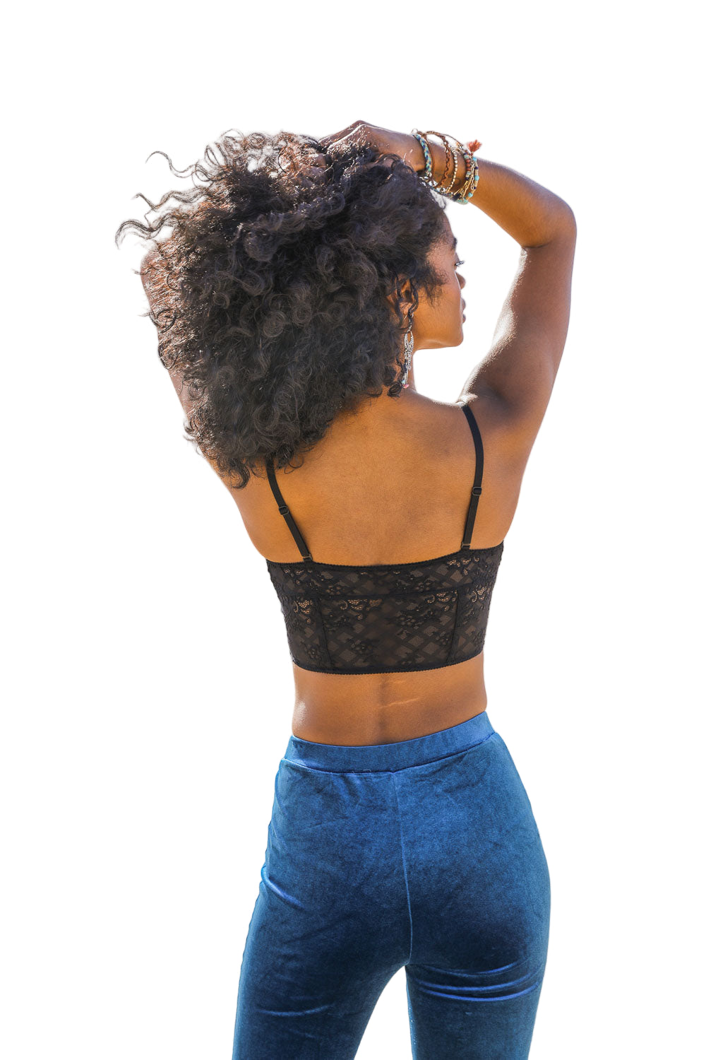 Lace Longline Corset Bralette
