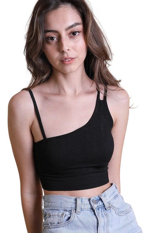 Offset Shoulder Brami Top