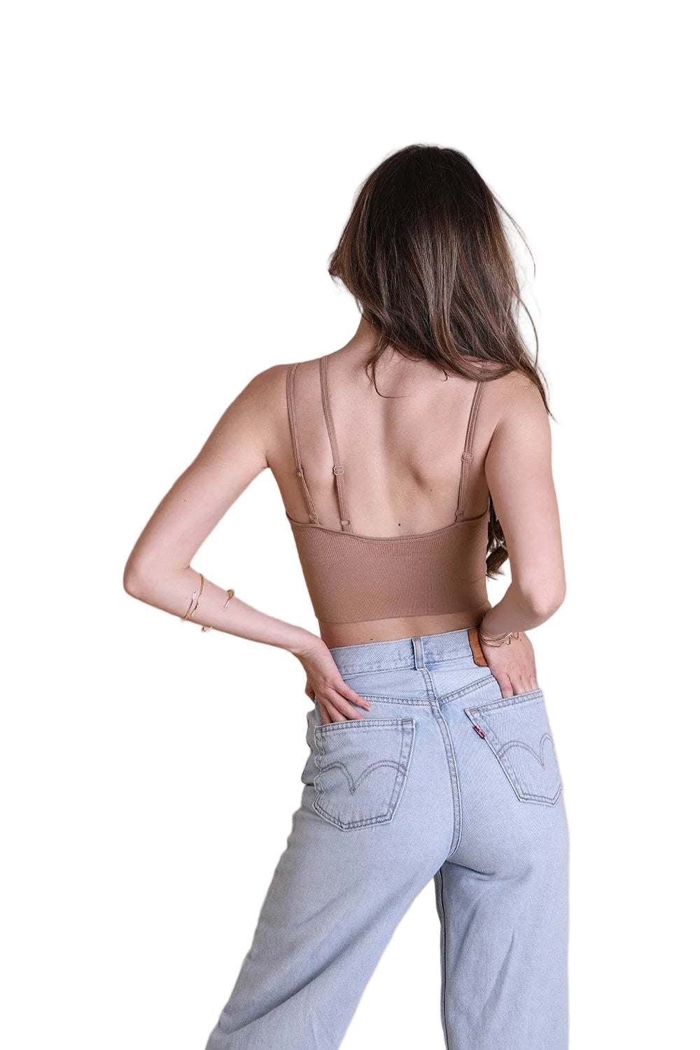 Offset Shoulder Brami Top