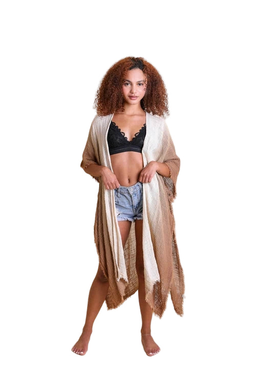 Ombre Cotton Kimono