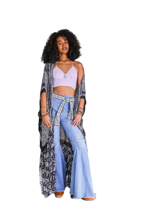 Paisley Free Flow Kimono