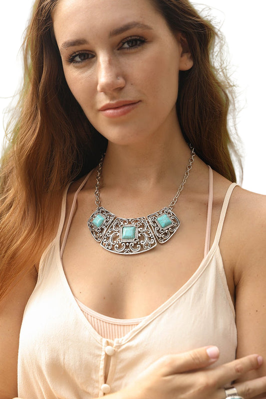 Turquoise Deco Necklace