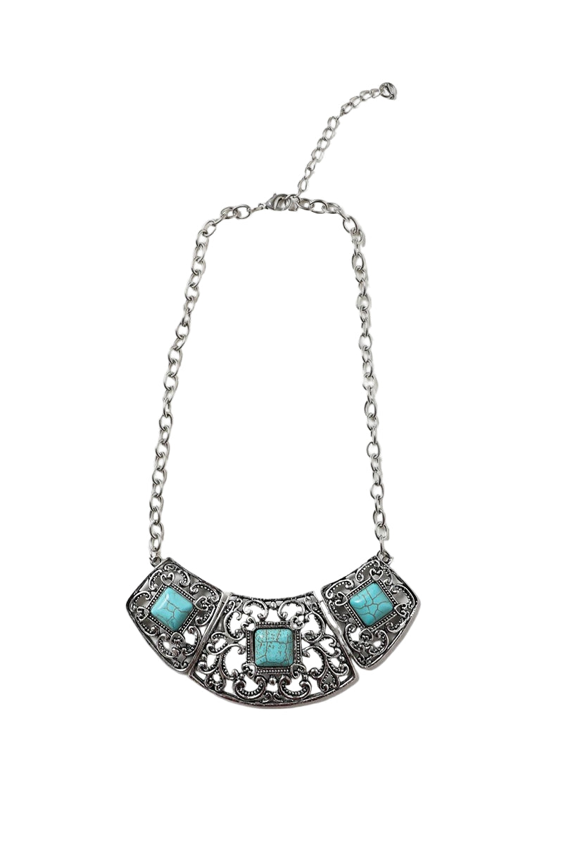 Turquoise Deco Necklace
