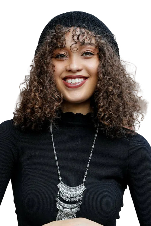 Slouch Waffle Knit Beanie