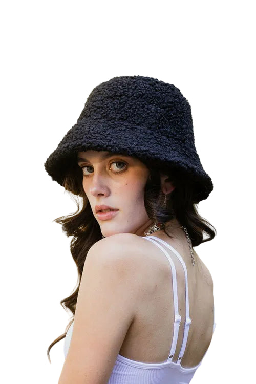 Teddy Suede Combo Reversible Bucket Hat