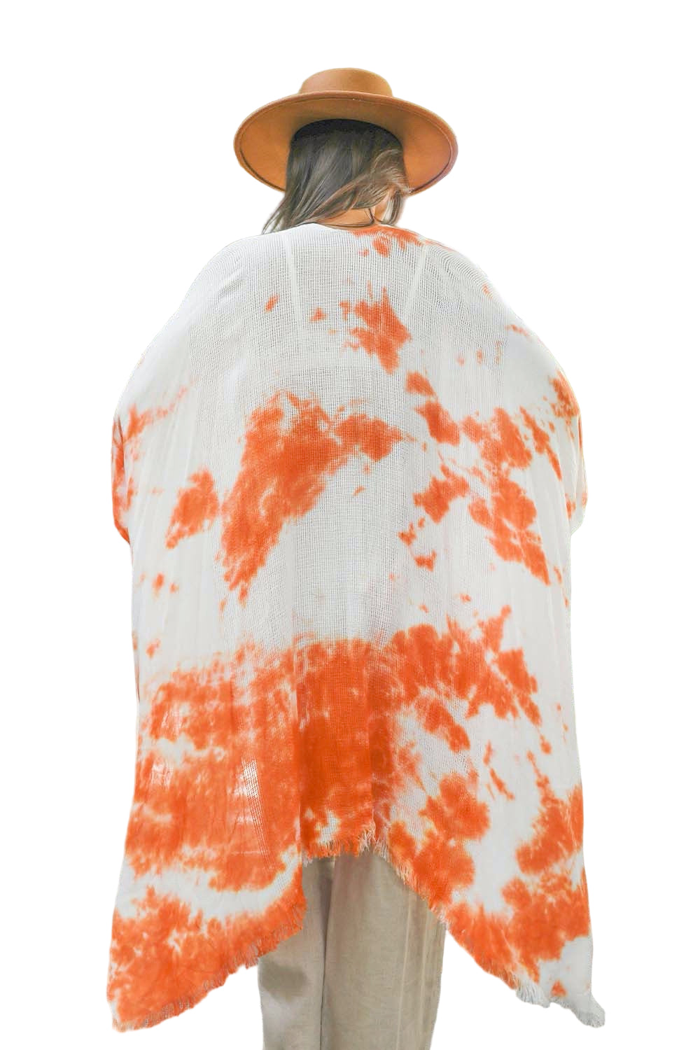 Festive Tie-Dye Kimono