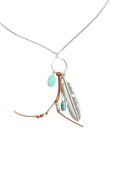 Turquoise Charm Necklace