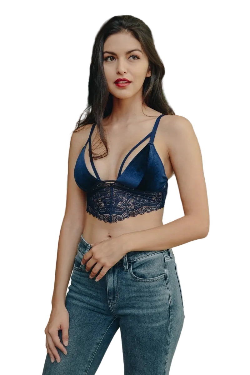 Velvet Lace Bralette