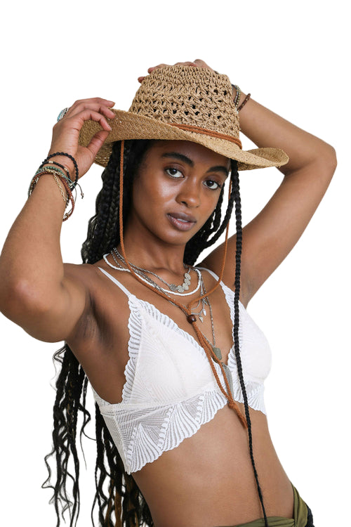 Weaved Western Cowboy Hat
