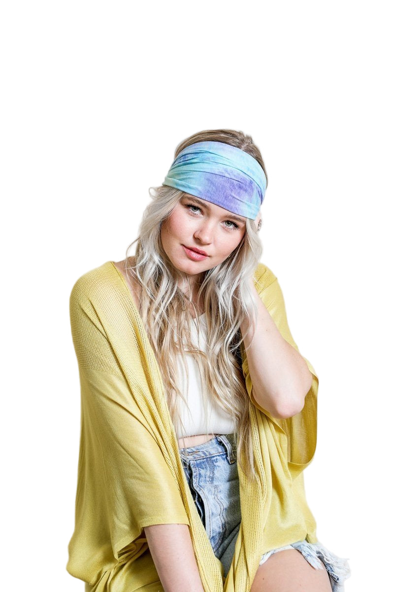 Wide Tie-Dye Headband