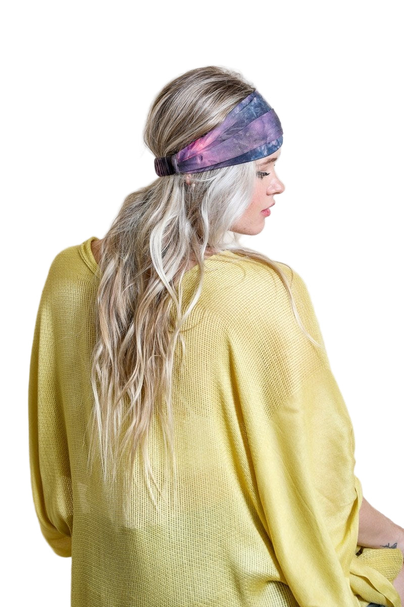 Wide Tie-Dye Headband