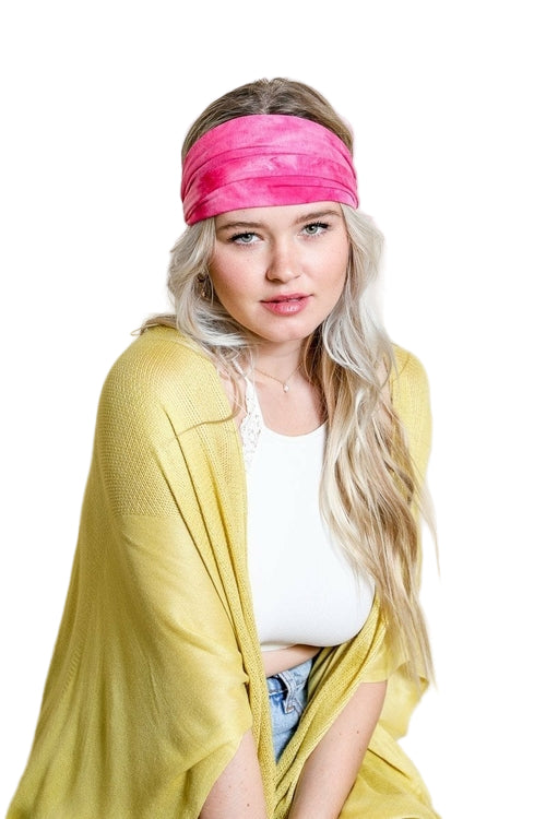 Wide Tie-Dye Headband